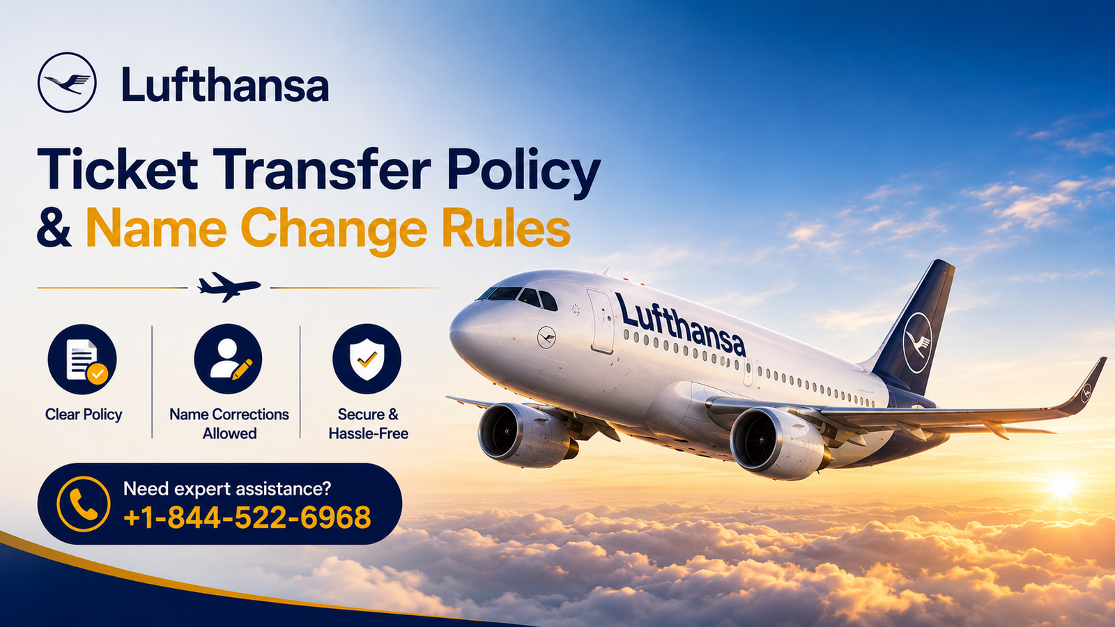 Lufthansa Ticket Transfer Policy & Name Change Rules