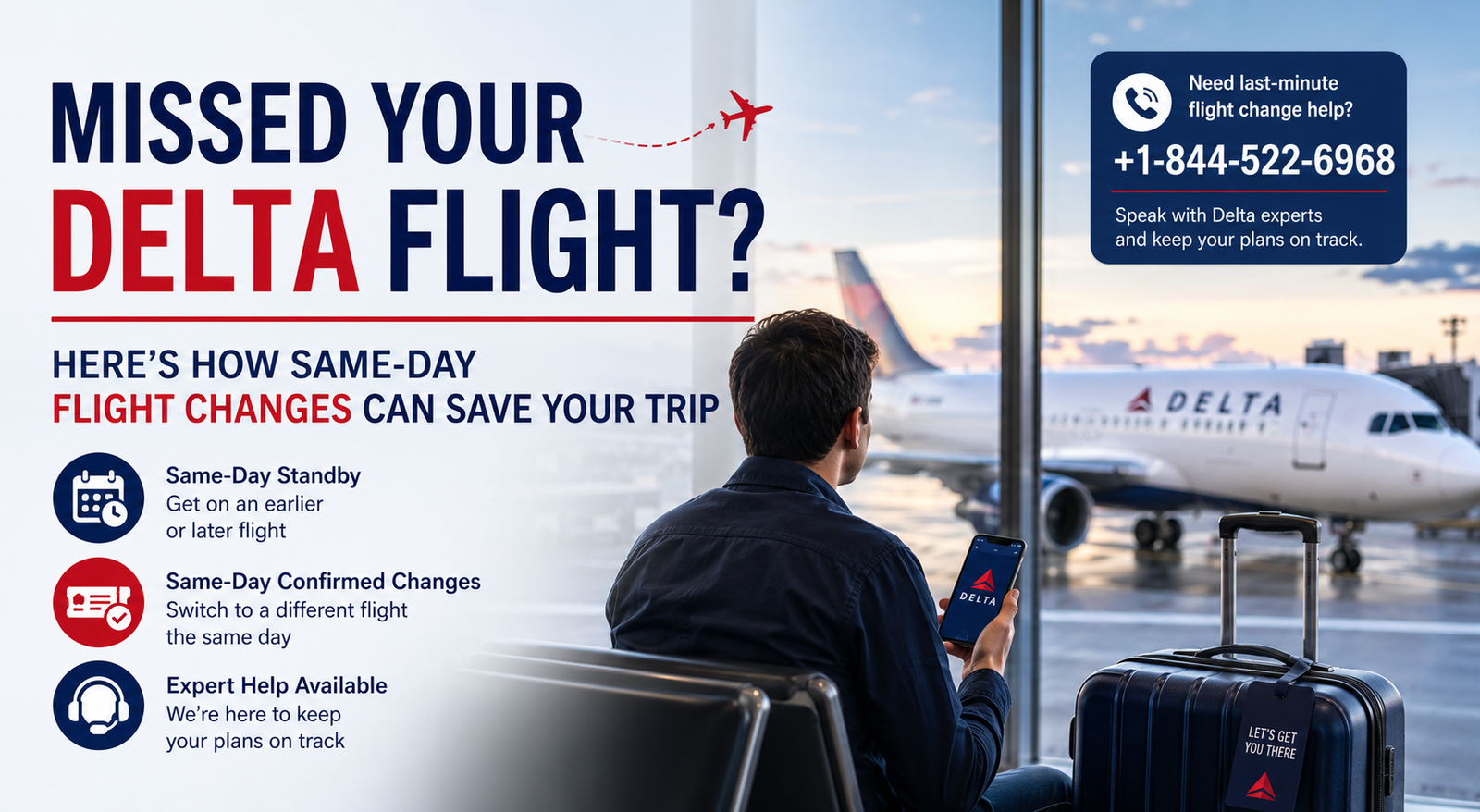 Missed Your Delta Flight? Here's How Same-Day Flight Changes Can Save Your Trip