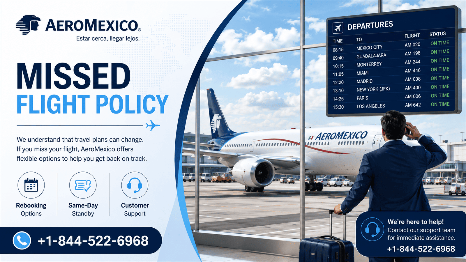 AeroMexico Airlines Missed Flight Policy